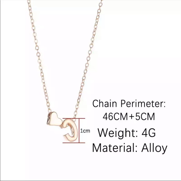 18k Gold Plated Initial Letter “C” Necklace - Picture 3 of 5